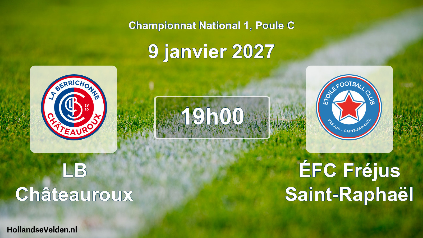 Scheduled Match: LB Châteauroux - ÉFC Fréjus Saint-Raphaël (9 January 2027)