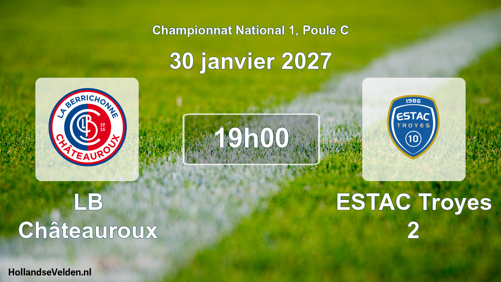 Scheduled Match: LB Châteauroux - ESTAC Troyes 2 (30 January 2027)