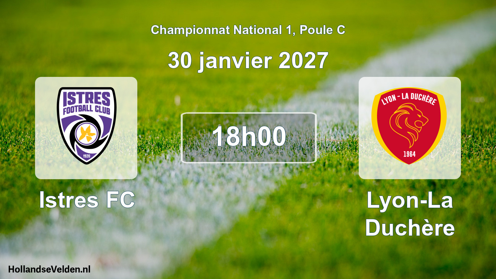 Scheduled Match: Istres FC - Lyon-La Duchère (30 January 2027)