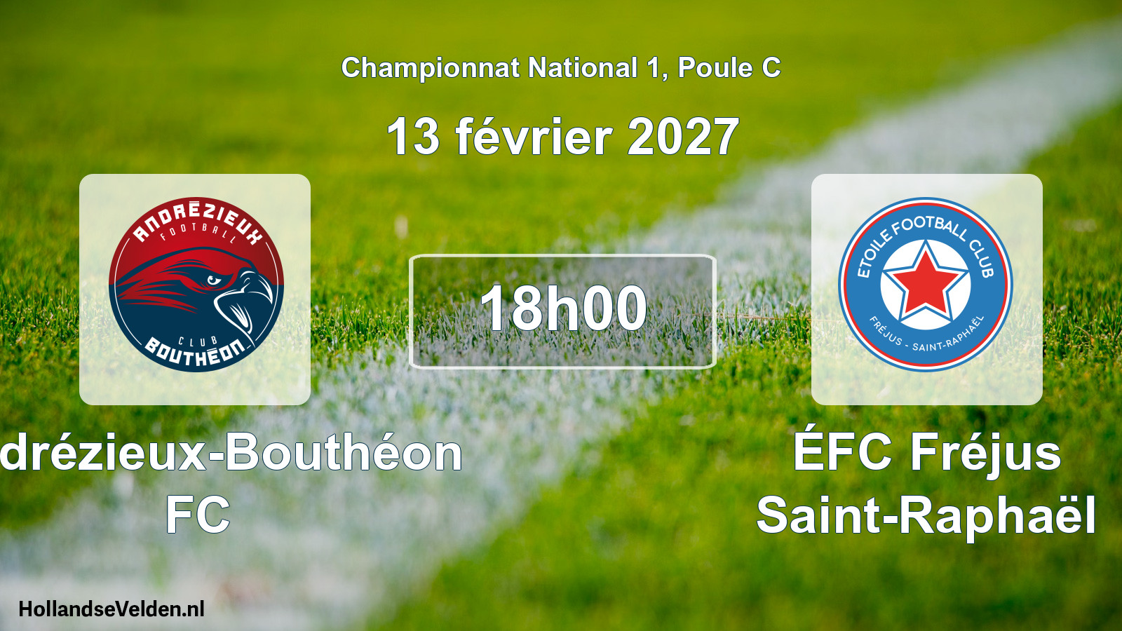 Scheduled Match: Andrézieux-Bouthéon FC - ÉFC Fréjus Saint-Raphaël (13 February 2027)