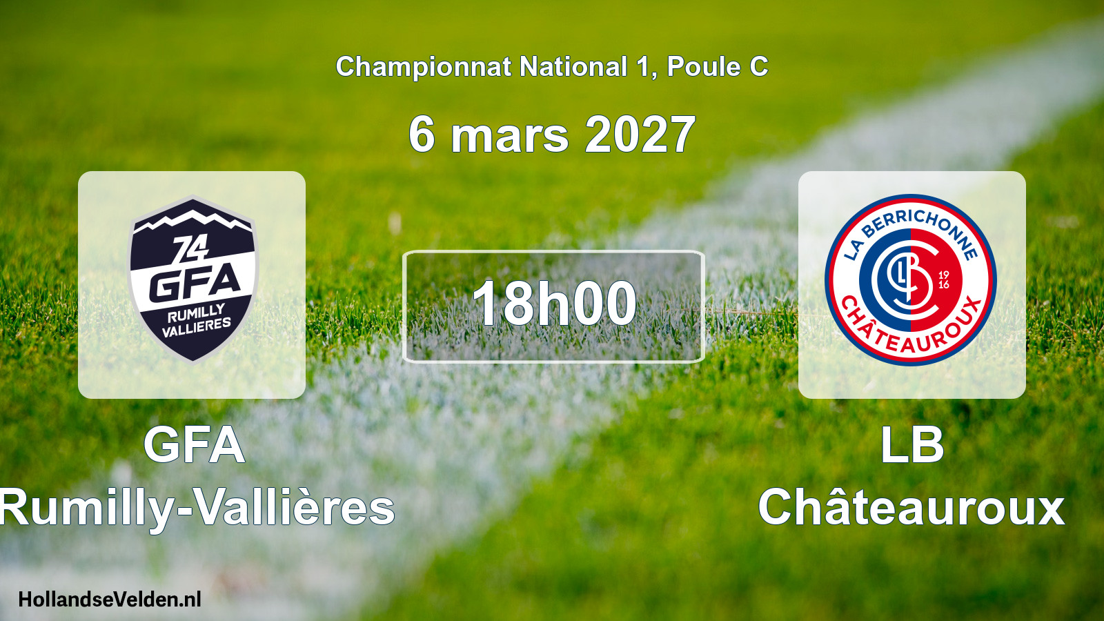 Scheduled Match: GFA Rumilly-Vallières - LB Châteauroux (6 March 2027)