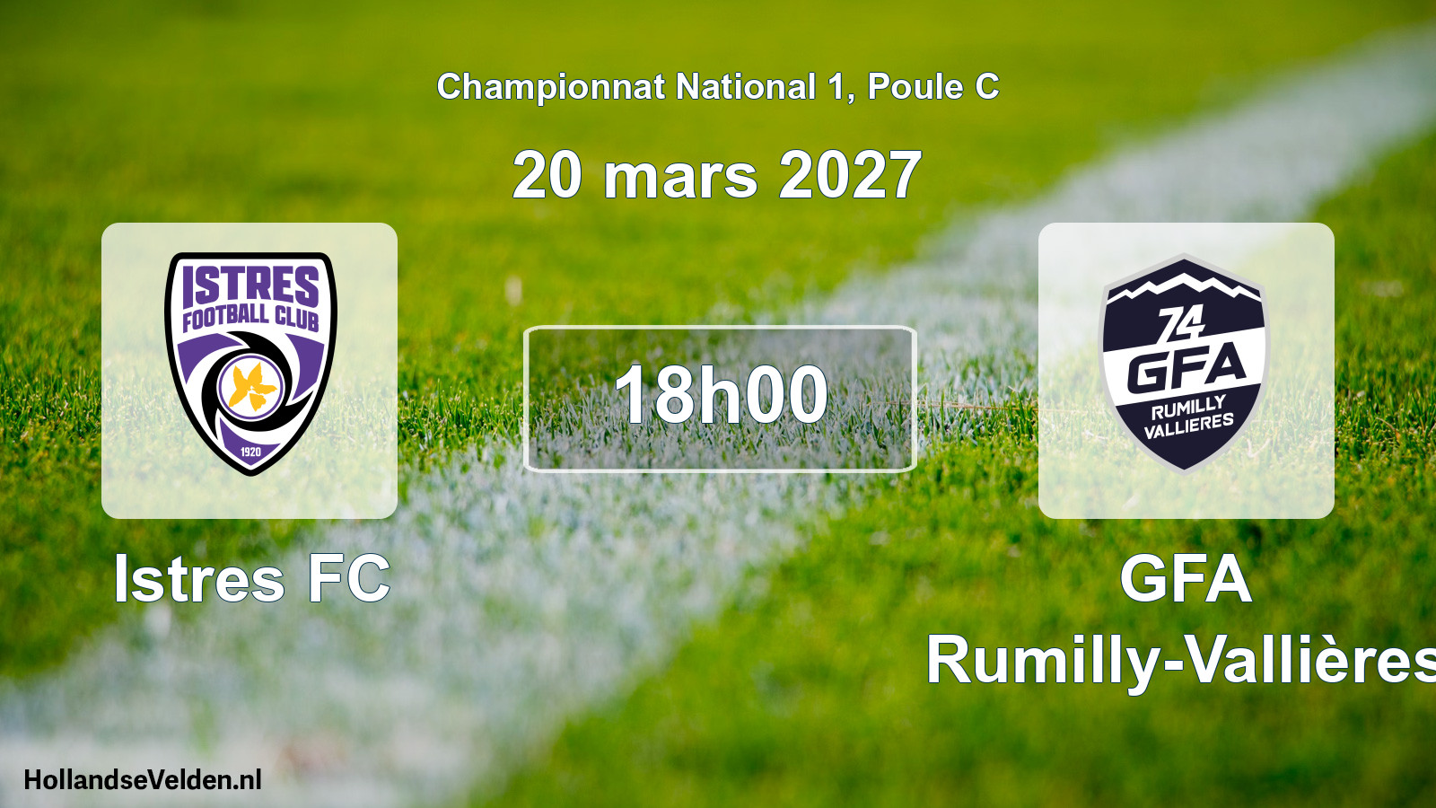 Scheduled Match: Istres FC - GFA Rumilly-Vallières (20 March 2027)