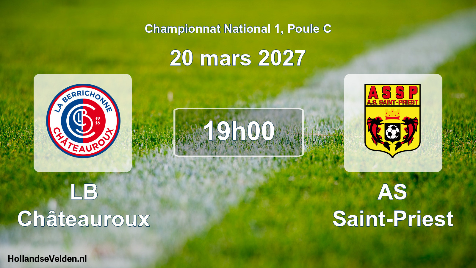 Scheduled Match: LB Châteauroux - AS Saint-Priest (20 March 2027)