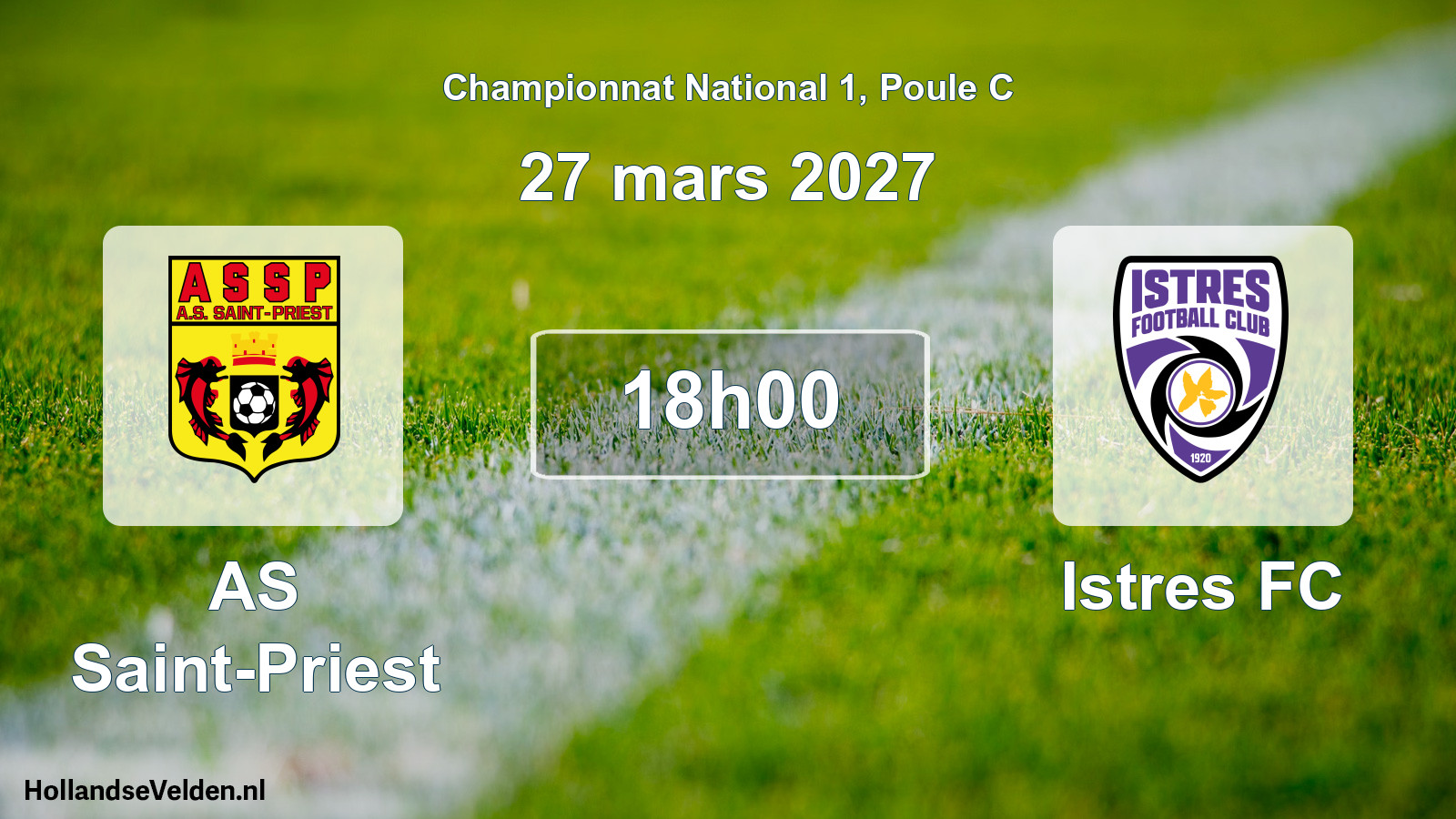 Scheduled Match: AS Saint-Priest - Istres FC (27 March 2027)