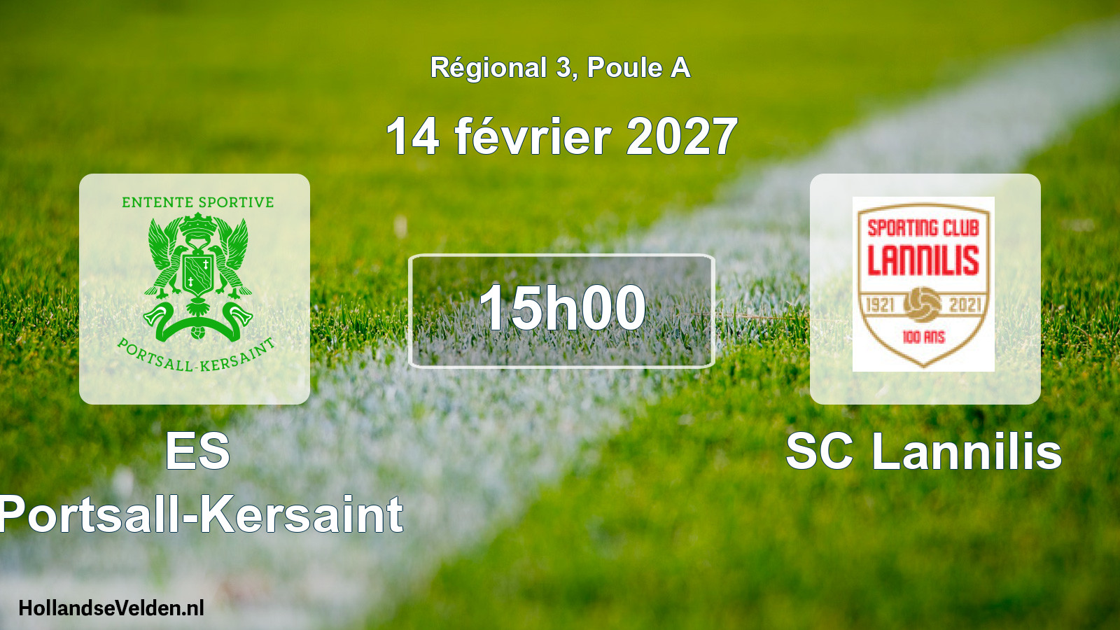 Scheduled Match: ES Portsall-Kersaint - SC Lannilis (14 February 2027)
