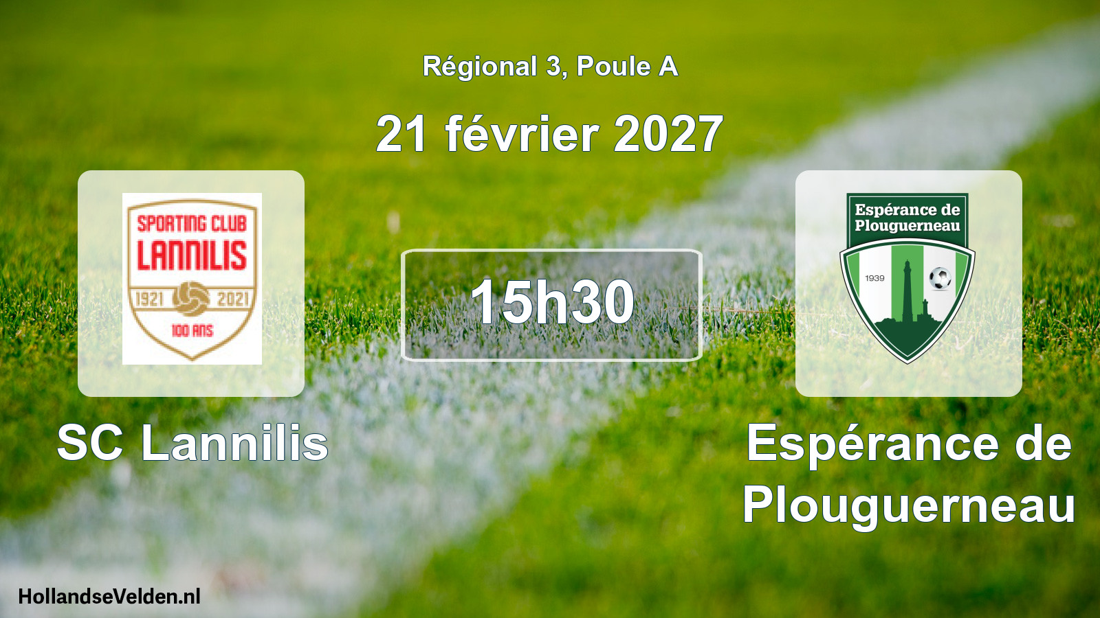 Scheduled Match: SC Lannilis - Espérance de Plouguerneau (21 February 2027)