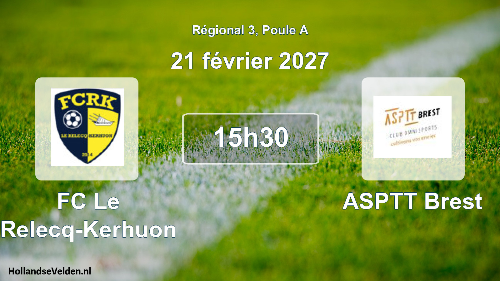 Scheduled Match: FC Le Relecq-Kerhuon - ASPTT Brest (21 February 2027)