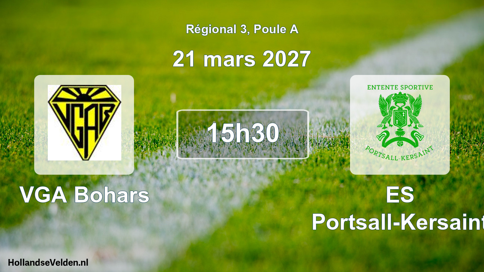 Scheduled Match: VGA Bohars - ES Portsall-Kersaint (21 March 2027)