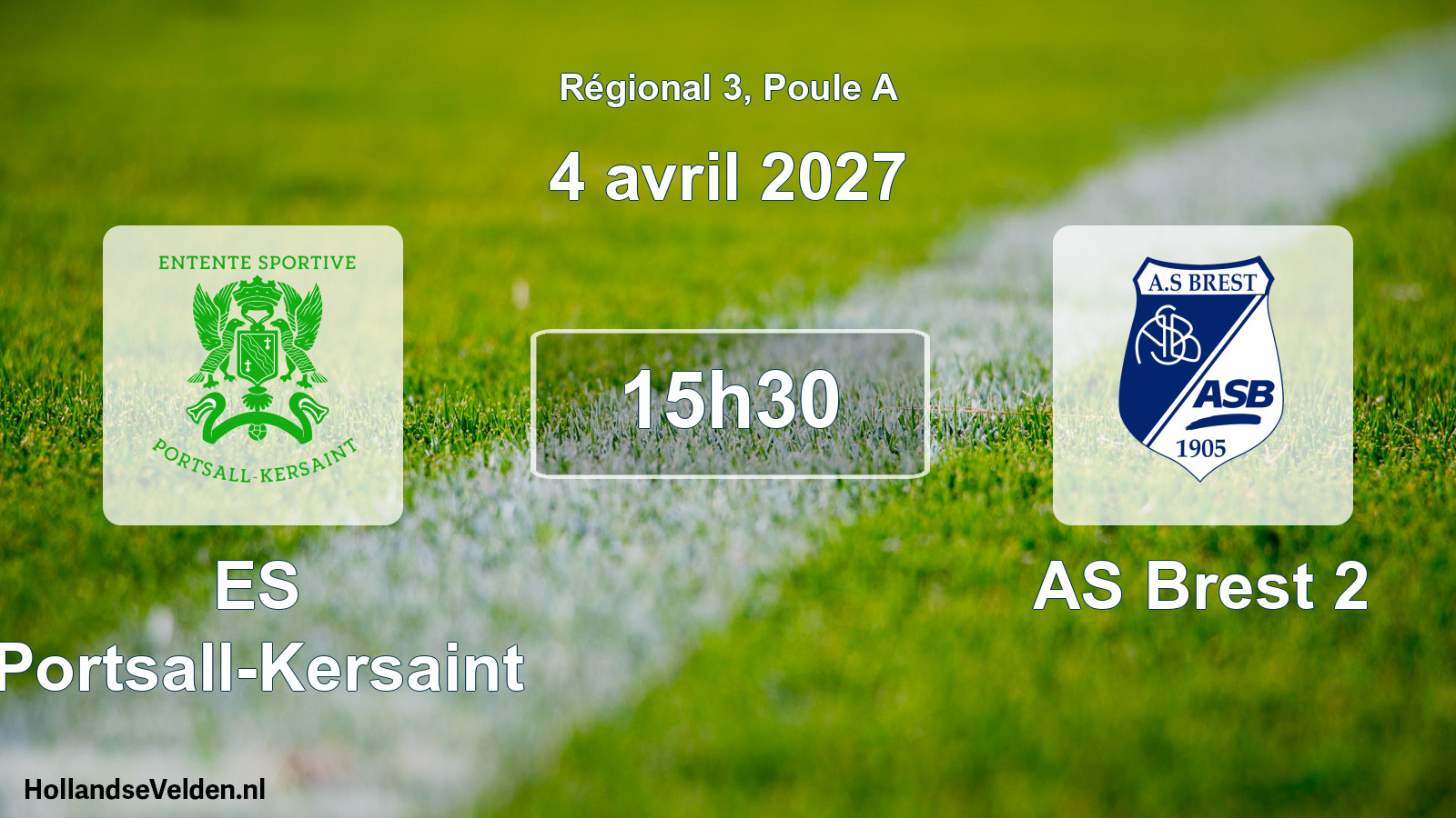 Scheduled Match: ES Portsall-Kersaint - AS Brest 2 (4 April 2027)