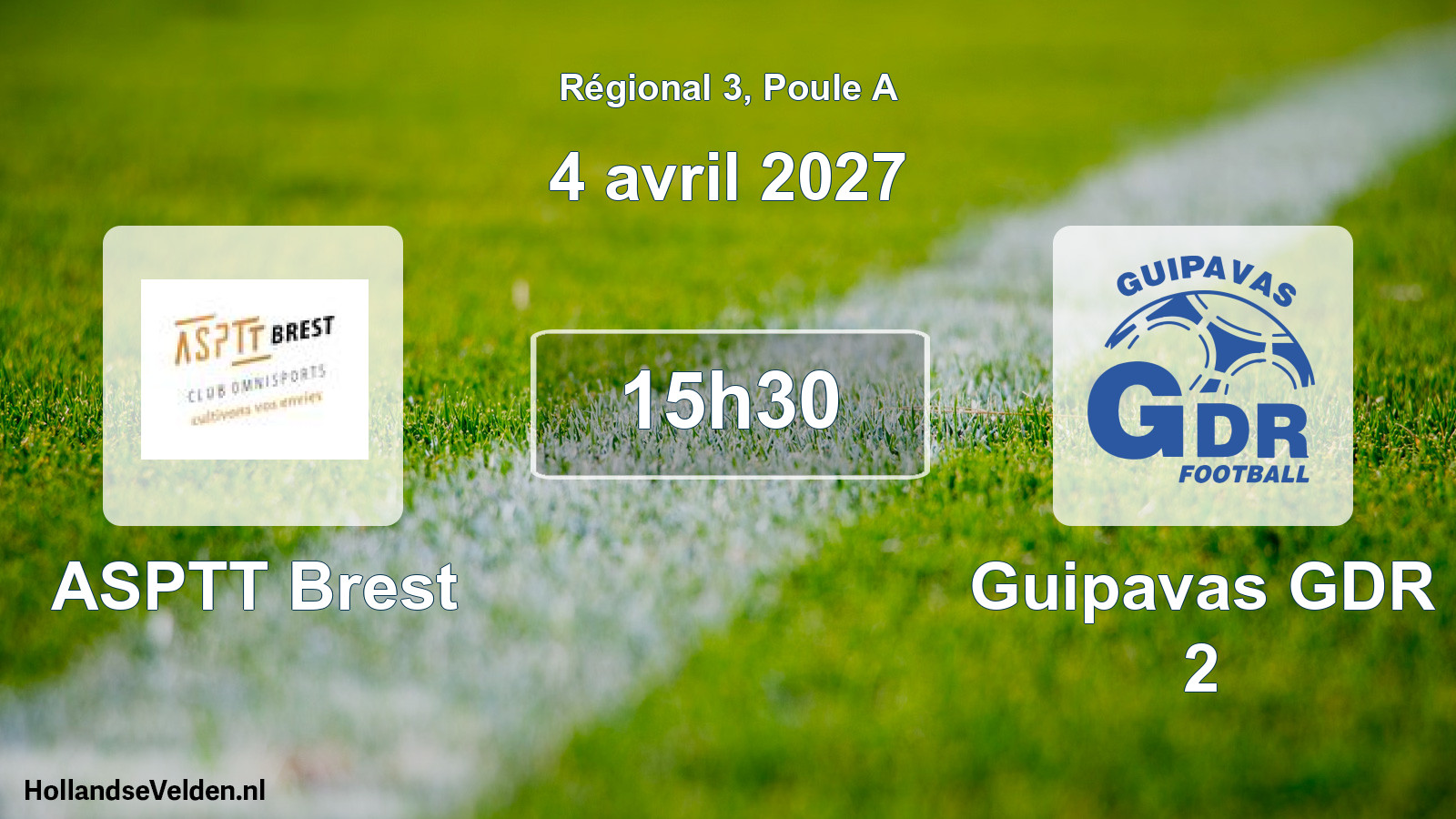 Scheduled Match: ASPTT Brest - Guipavas GDR 2 (4 April 2027)