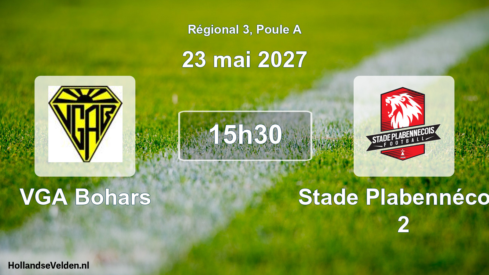 Scheduled Match: VGA Bohars - Stade Plabennécois 2 (23 May 2027)