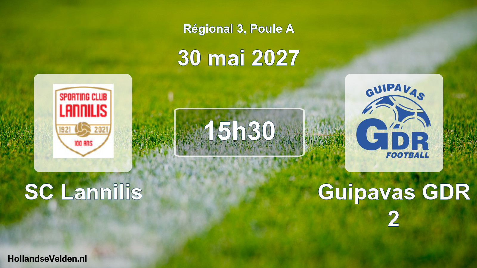 Match programmé: SC Lannilis - Guipavas GDR 2 (30 mai 2027)