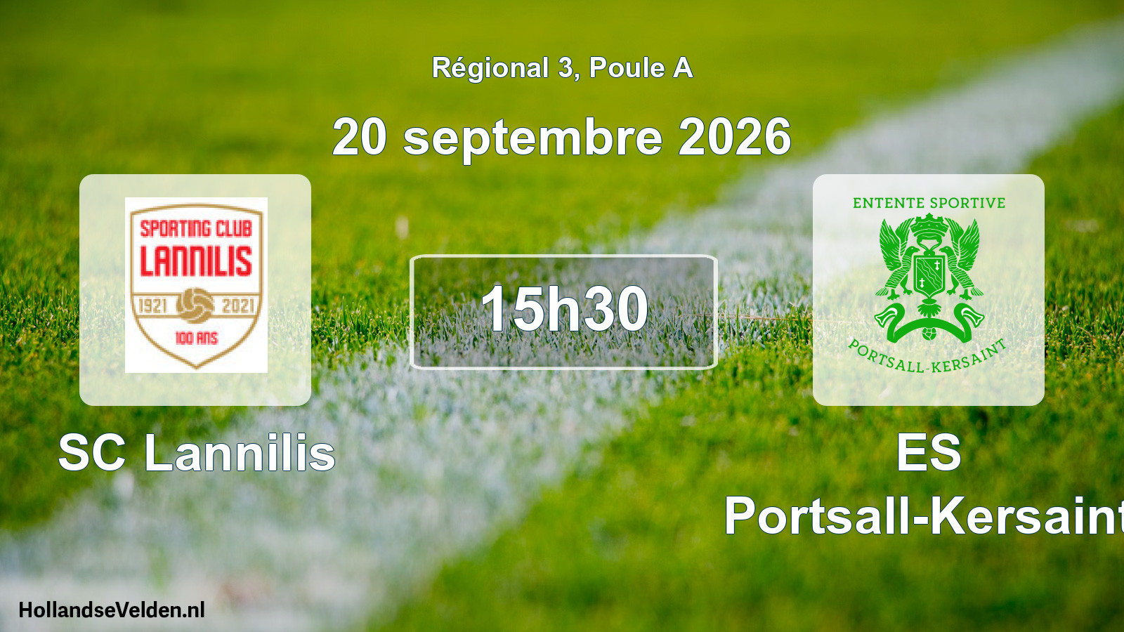 Scheduled Match: SC Lannilis - ES Portsall-Kersaint (20 September 2026)