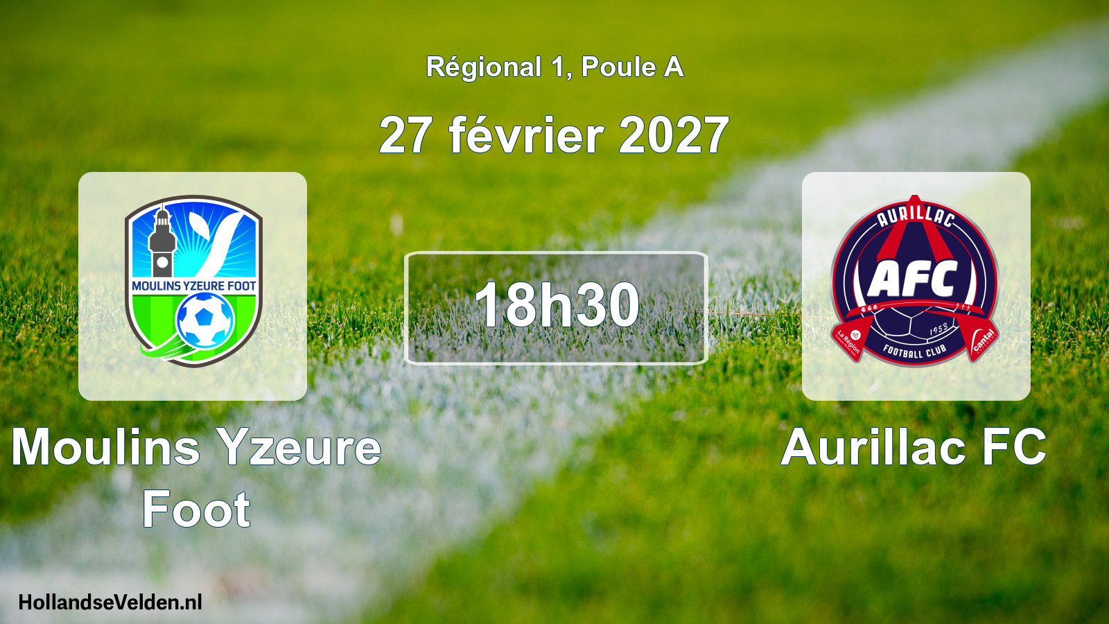 Scheduled Match: Moulins Yzeure Foot - Aurillac FC (27 February 2027)