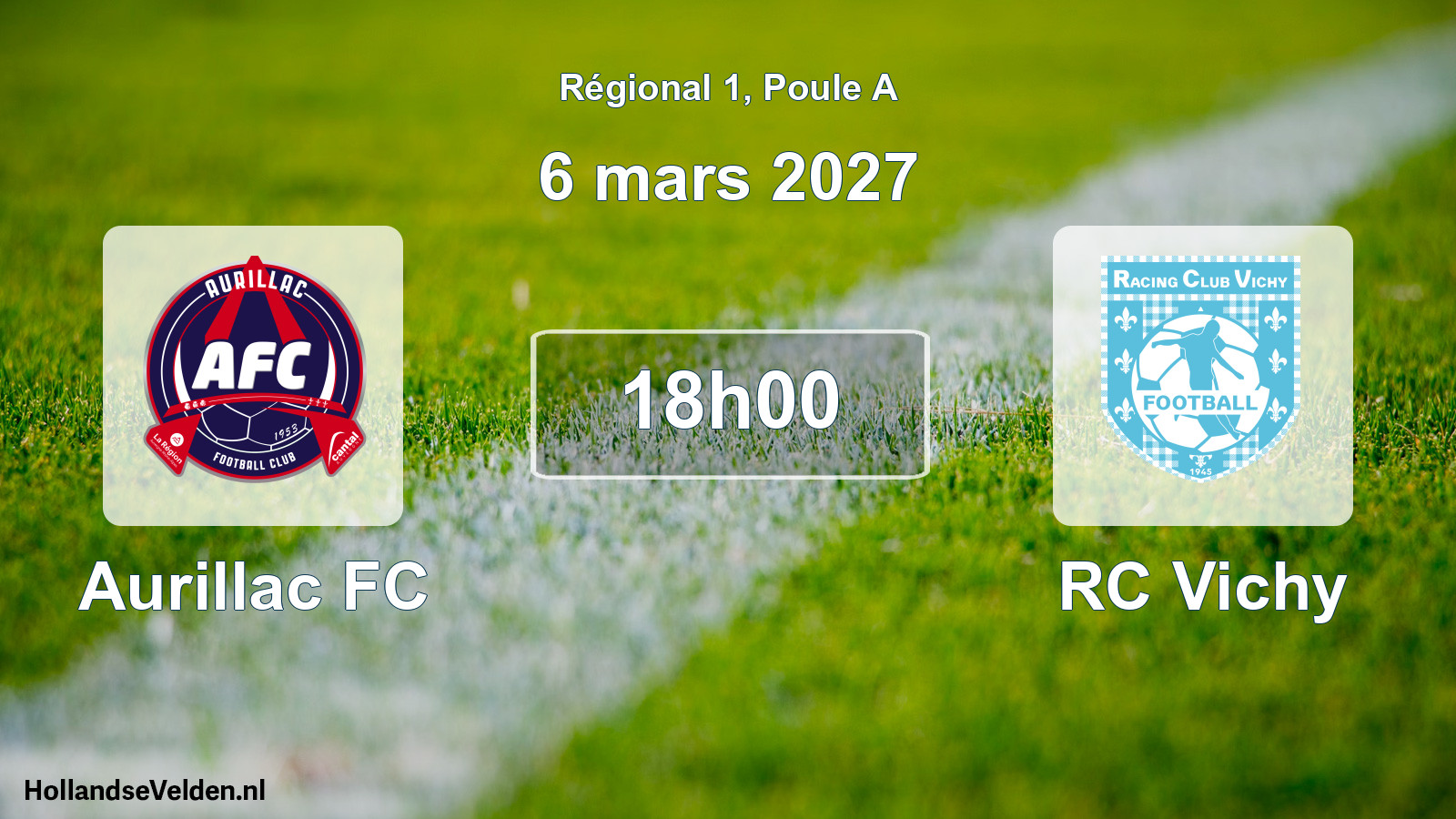 Scheduled Match: Aurillac FC - RC Vichy (6 March 2027)