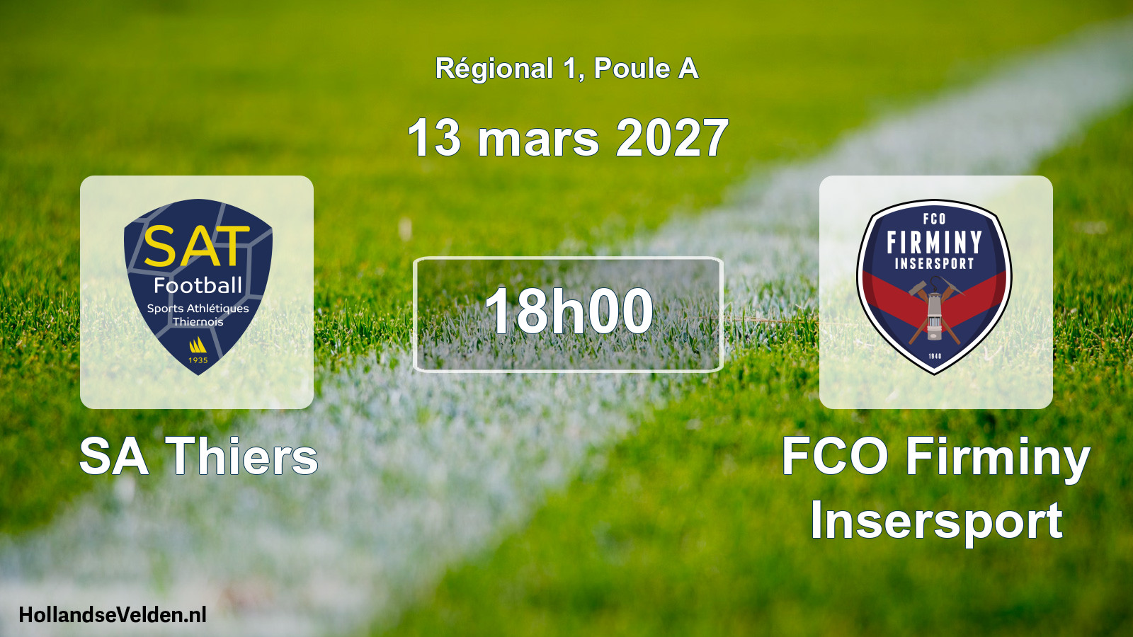 Scheduled Match: SA Thiers - FCO Firminy Insersport (13 March 2027)