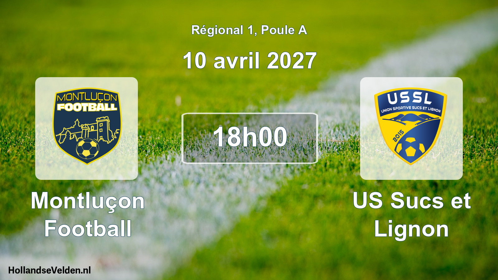 Scheduled Match: Montluçon Football - US Sucs et Lignon (10 April 2027)