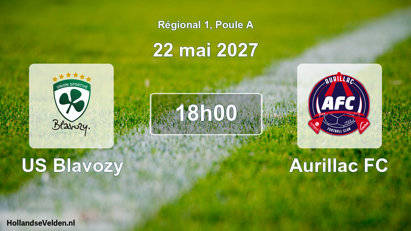 Geplande wedstrijd: US Blavozy - Aurillac FC (22 mei 2027)
