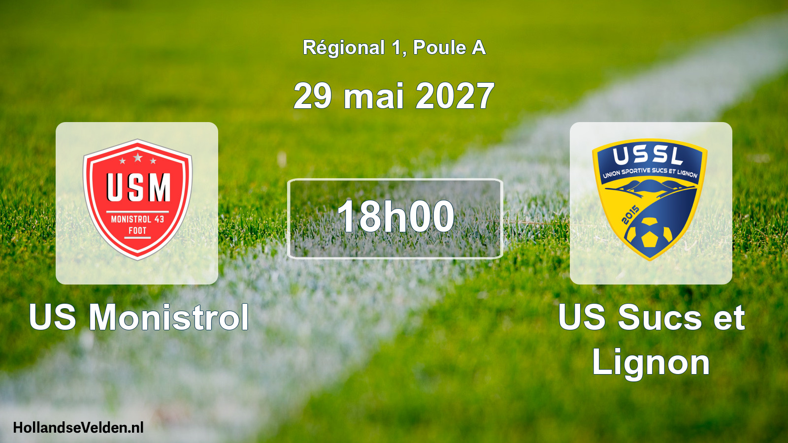 Match programmé: US Monistrol - US Sucs et Lignon (29 mai 2027)