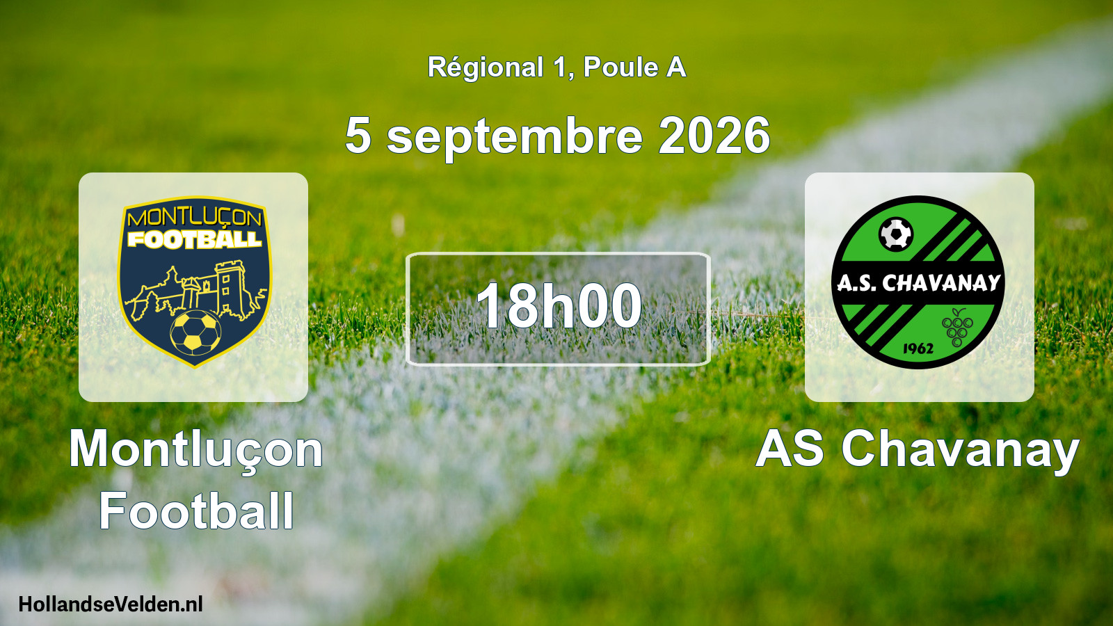 Scheduled Match: Montluçon Football - AS Chavanay (5 September 2026)