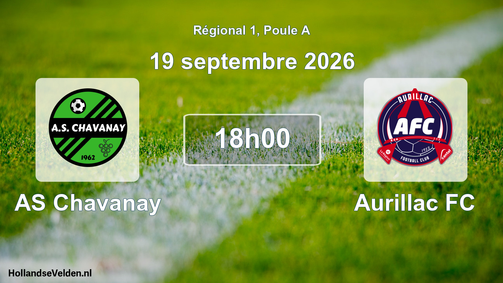 Scheduled Match: AS Chavanay - Aurillac FC (19 September 2026)