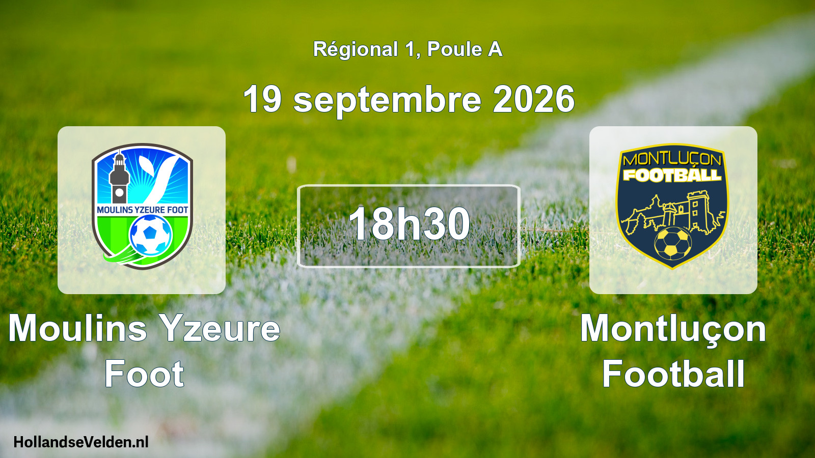 Scheduled Match: Moulins Yzeure Foot - Montluçon Football (19 September 2026)