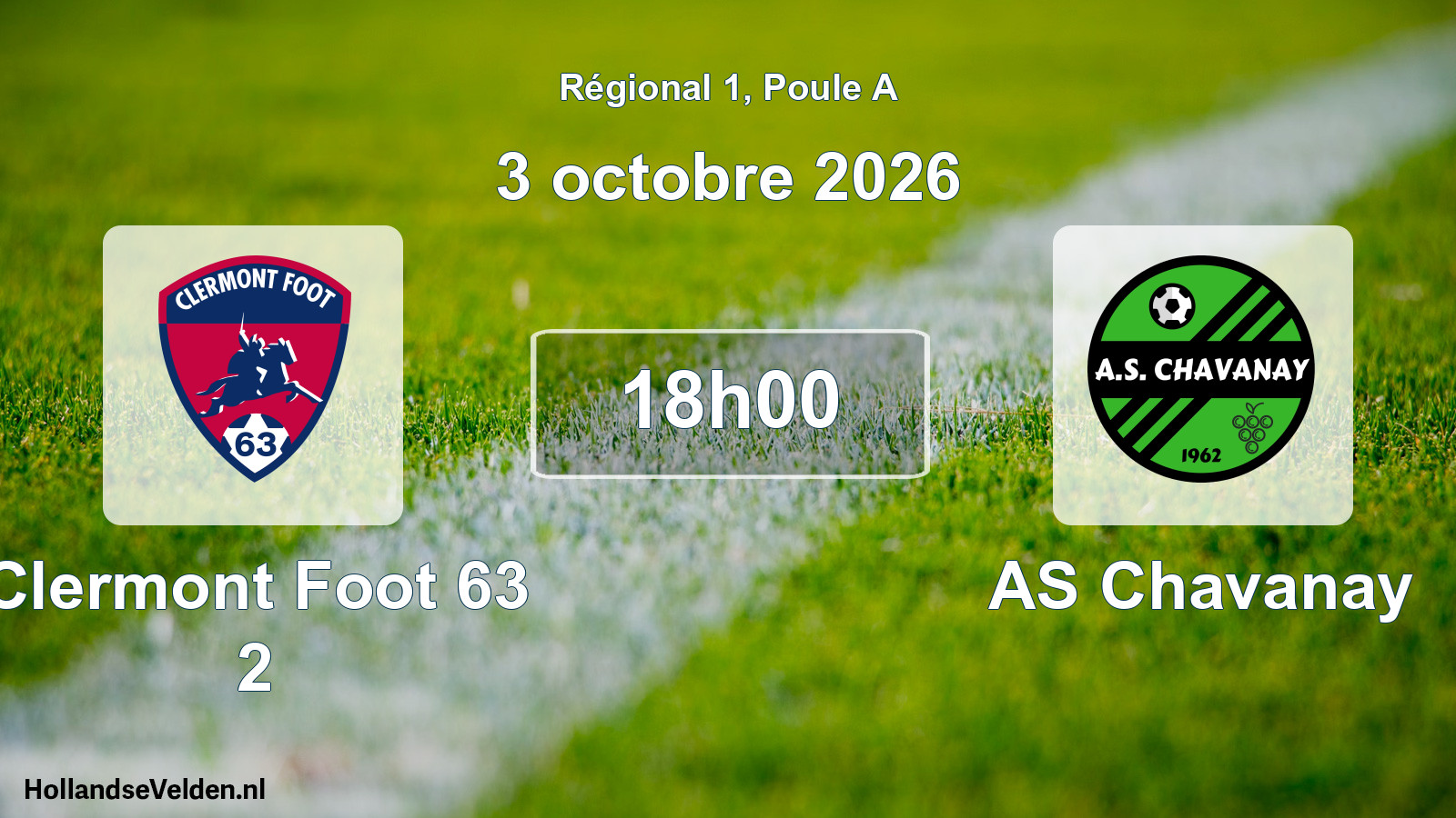 Scheduled Match: Clermont Foot 63 2 - AS Chavanay (3 October 2026)