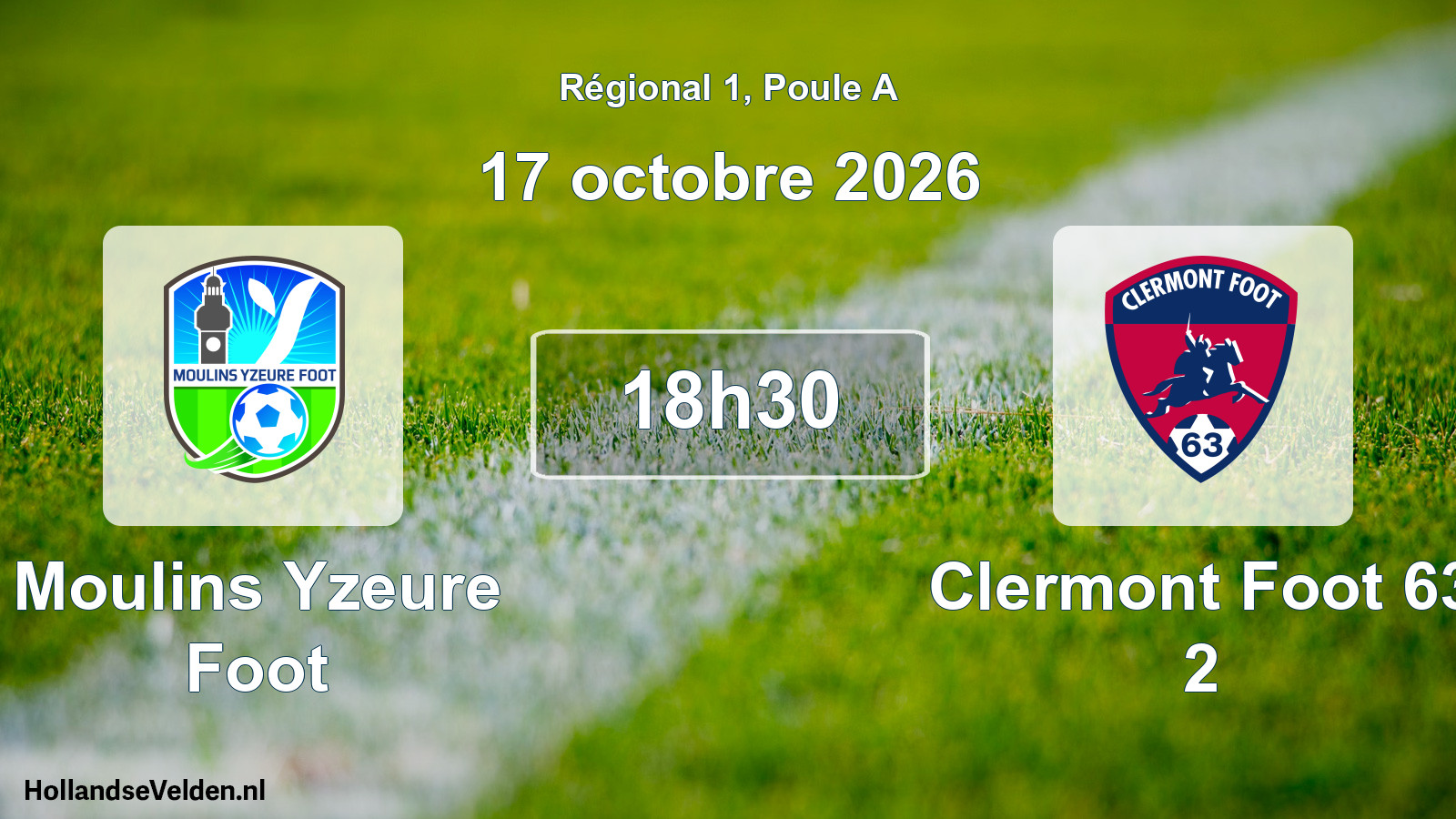 Scheduled Match: Moulins Yzeure Foot - Clermont Foot 63 2 (17 October 2026)