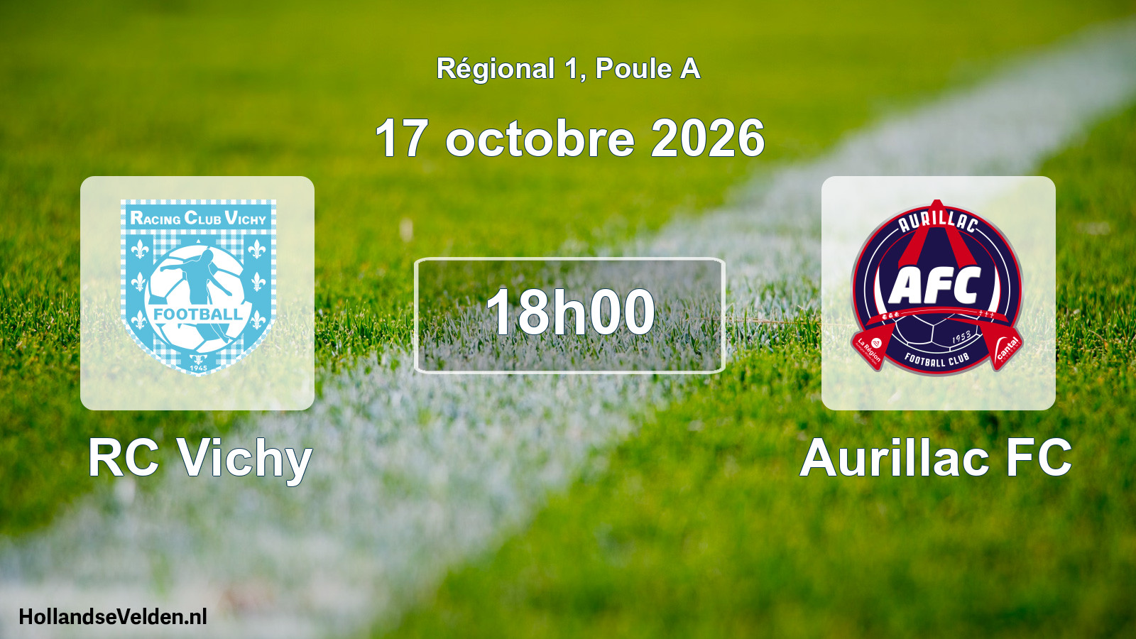 Scheduled Match: RC Vichy - Aurillac FC (17 October 2026)