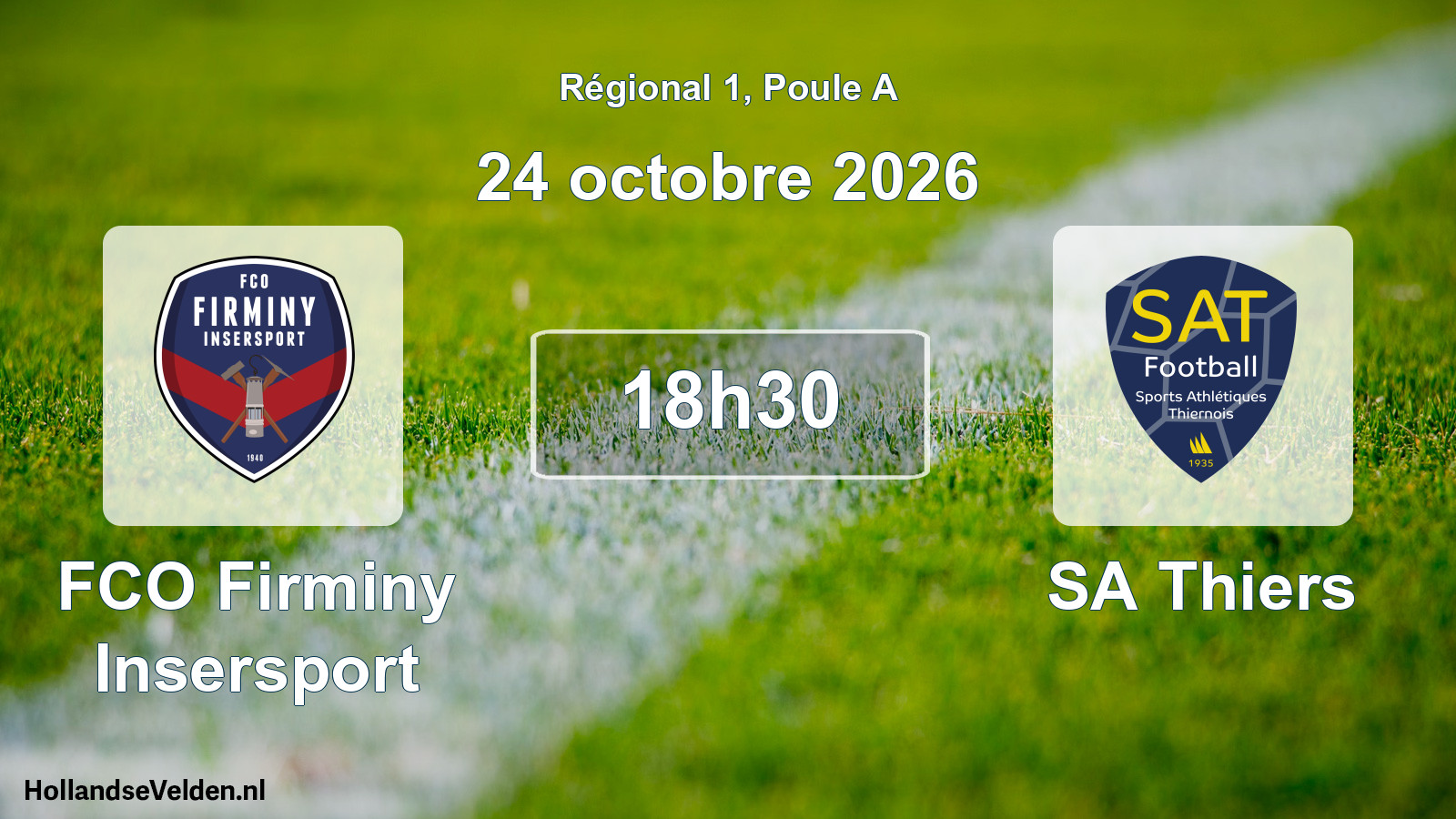Scheduled Match: FCO Firminy Insersport - SA Thiers (24 October 2026)