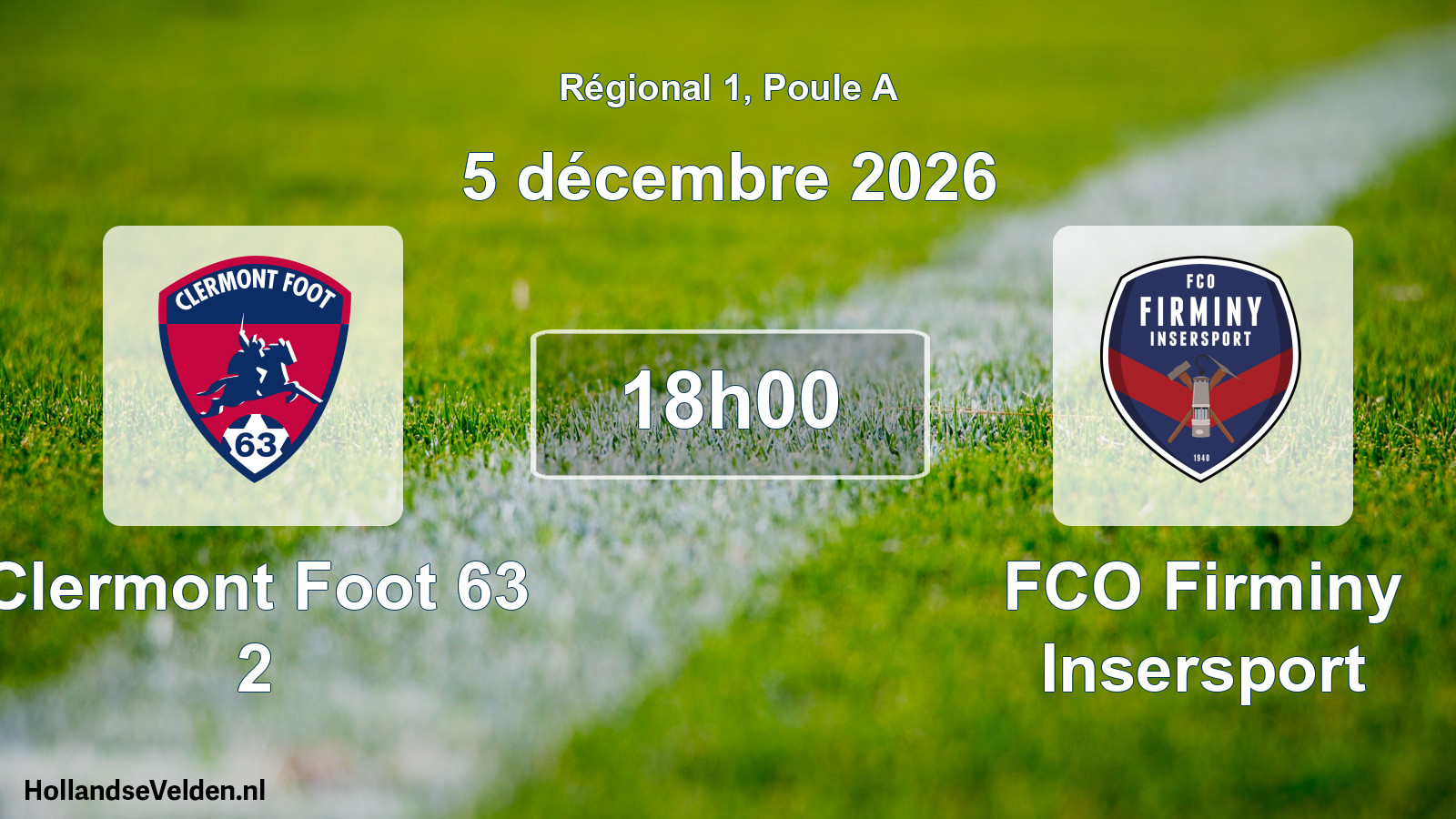 Scheduled Match: Clermont Foot 63 2 - FCO Firminy Insersport (5 December 2026)