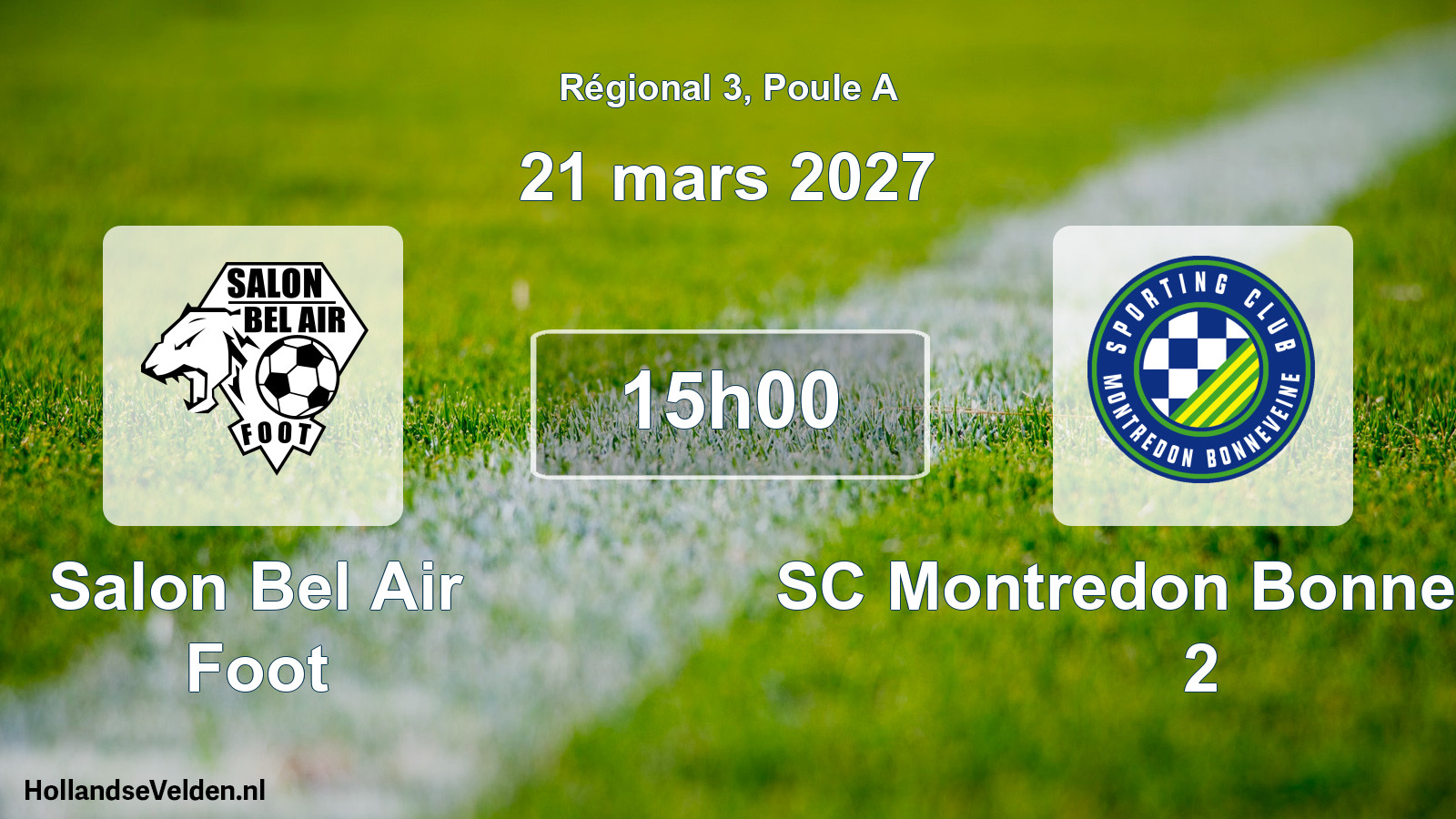 Scheduled Match: Salon Bel Air Foot - SC Montredon Bonneveine 2 (21 March 2027)