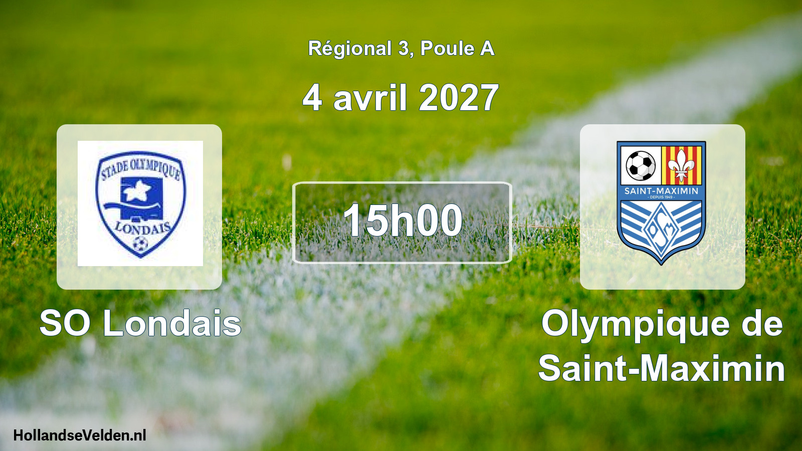 Scheduled Match: SO Londais - Olympique de Saint-Maximin (4 April 2027)