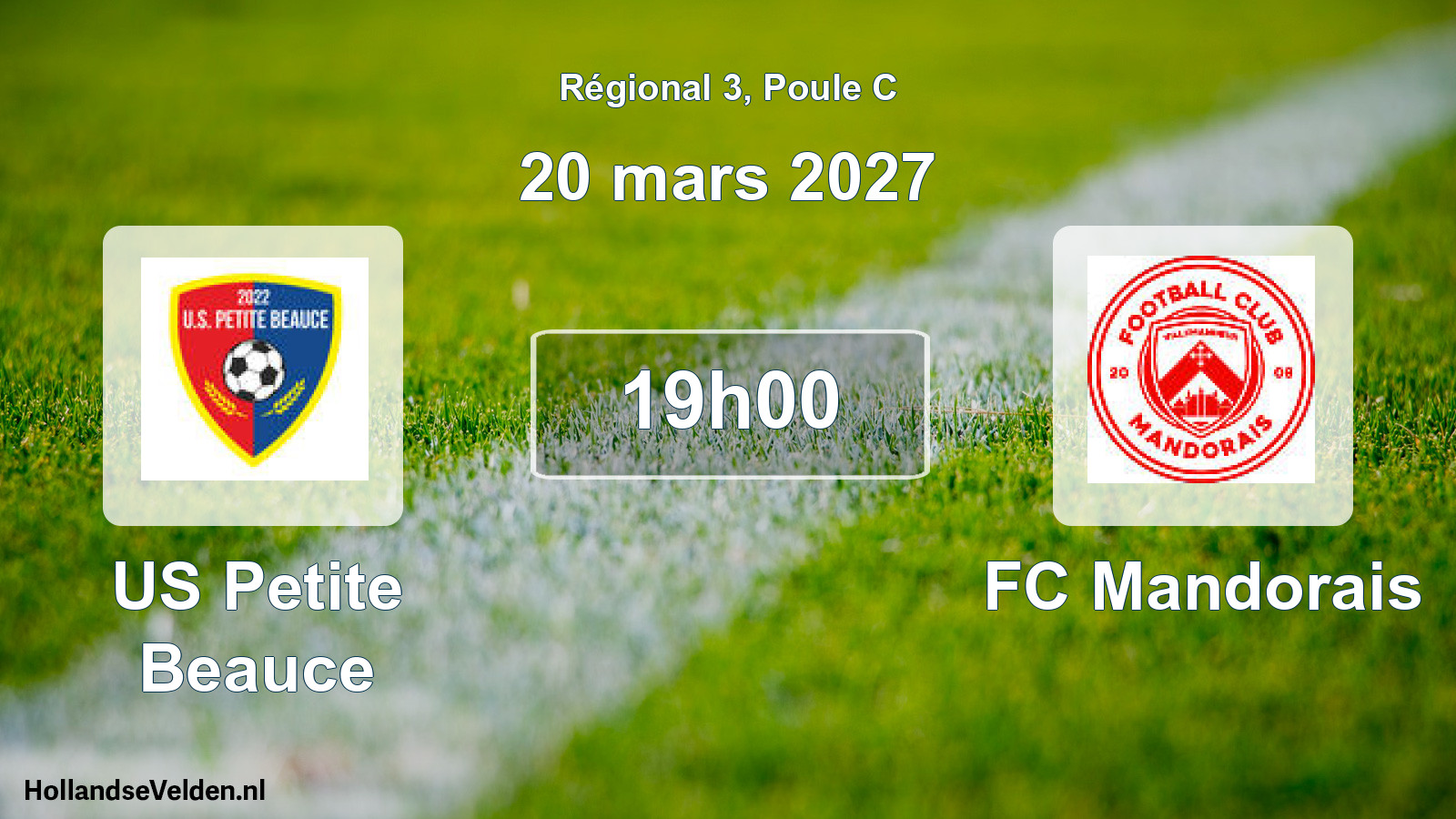 Scheduled Match: US Petite Beauce - FC Mandorais (20 March 2027)