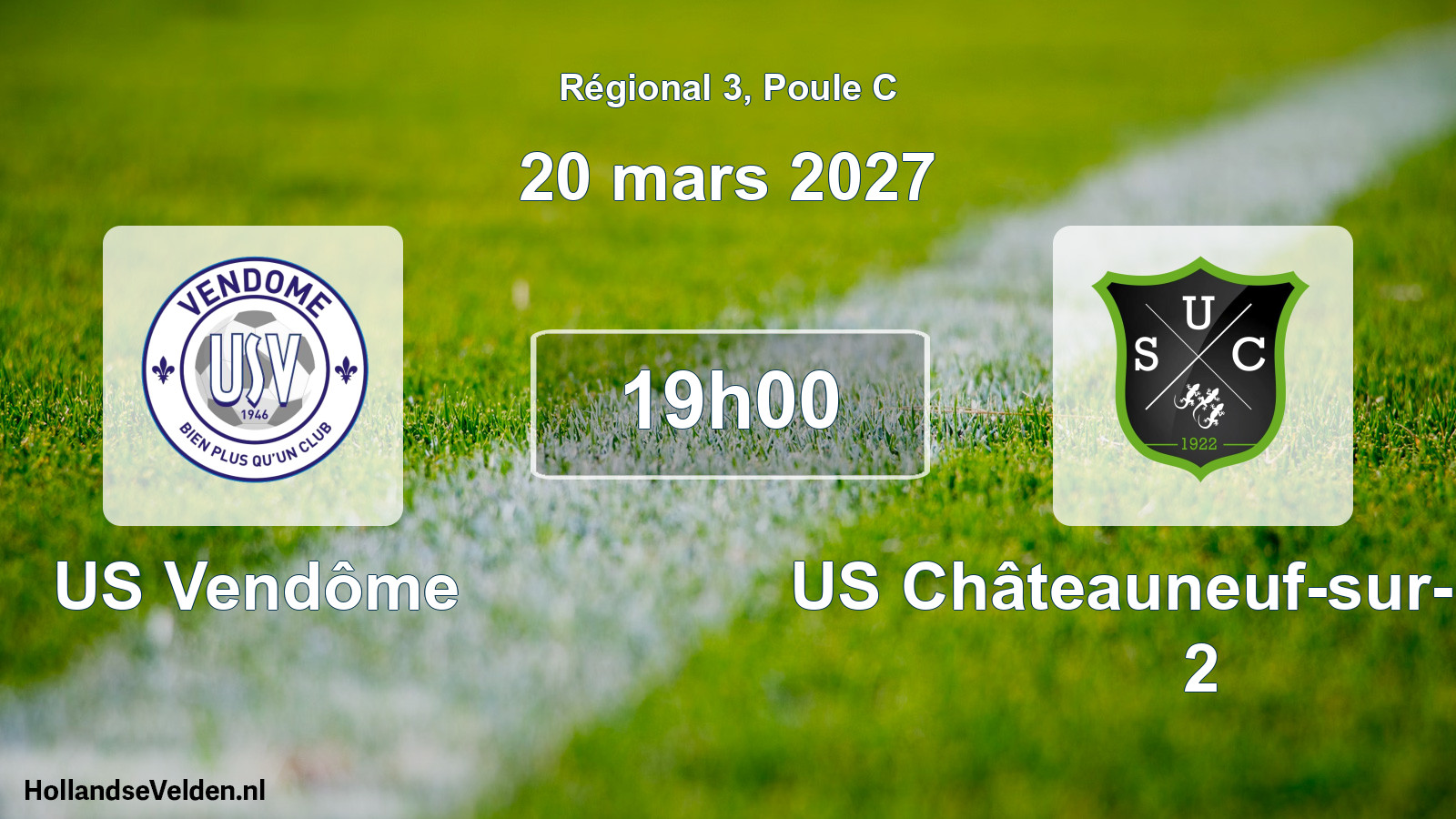 Scheduled Match: US Vendôme - US Châteauneuf-sur-Loire 2 (20 March 2027)