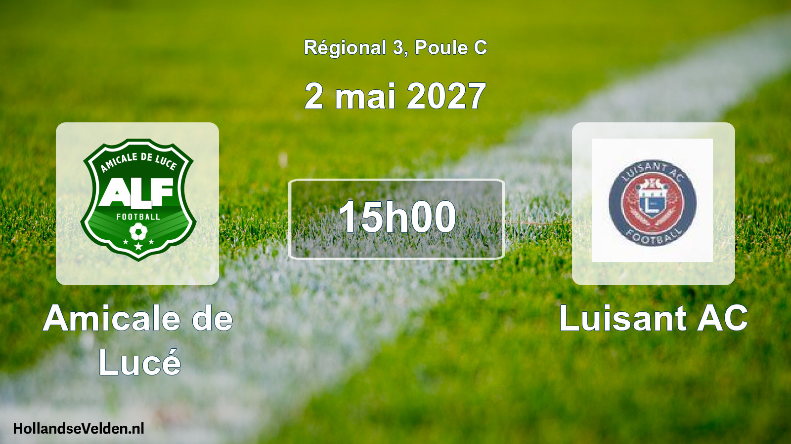 Scheduled Match: Amicale de Lucé - Luisant AC (2 May 2027)