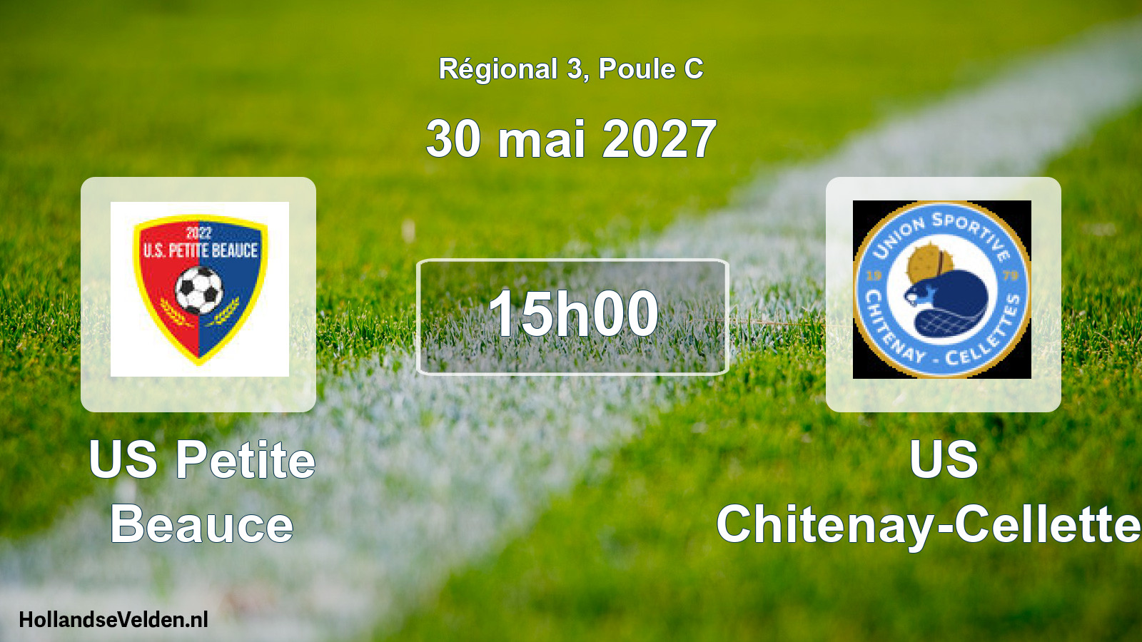 Scheduled Match: US Petite Beauce - US Chitenay-Cellettes (30 May 2027)