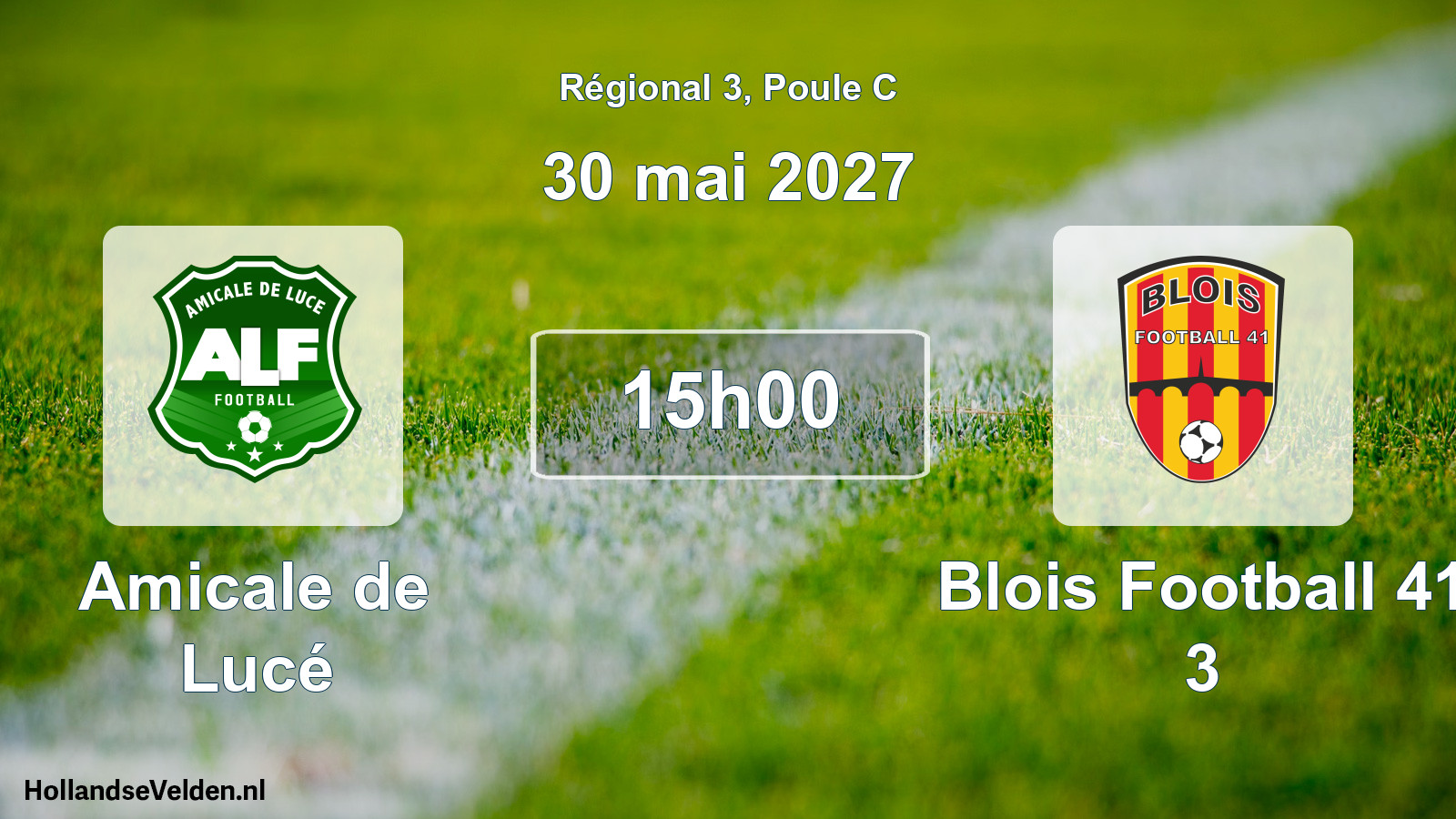 Match programmé: Amicale de Lucé - Blois Football 41 3 (30 mai 2027)