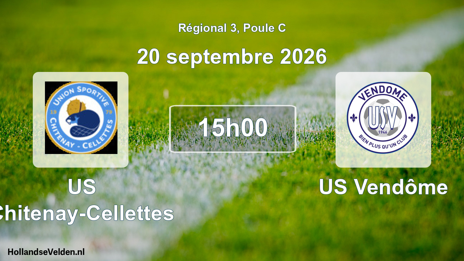 Scheduled Match: US Chitenay-Cellettes - US Vendôme (20 September 2026)