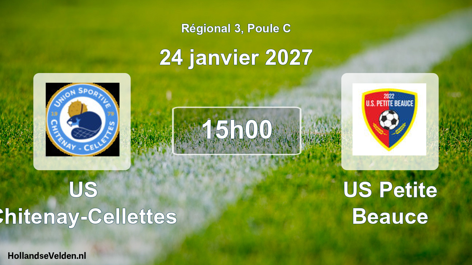 Scheduled Match: US Chitenay-Cellettes - US Petite Beauce (24 January 2027)