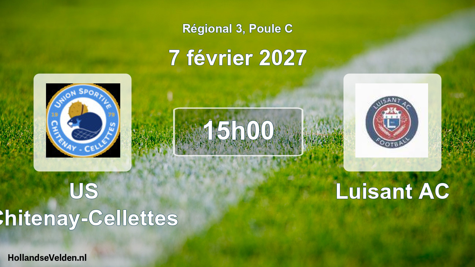 Match programmé: US Chitenay-Cellettes - Luisant AC (7 février 2027)
