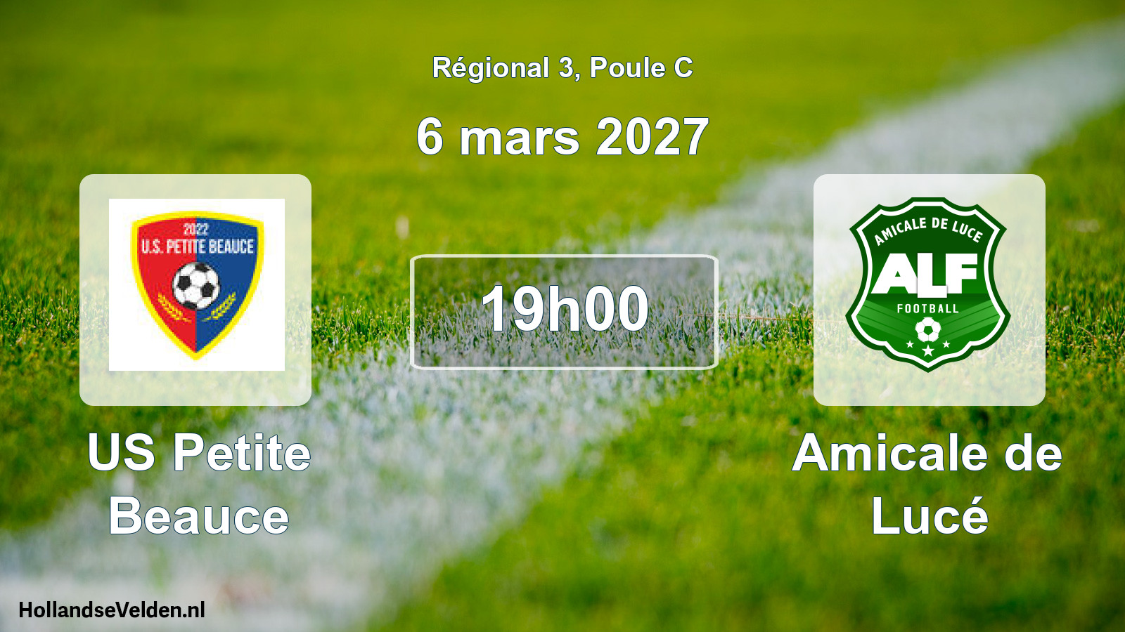 Scheduled Match: US Petite Beauce - Amicale de Lucé (6 March 2027)