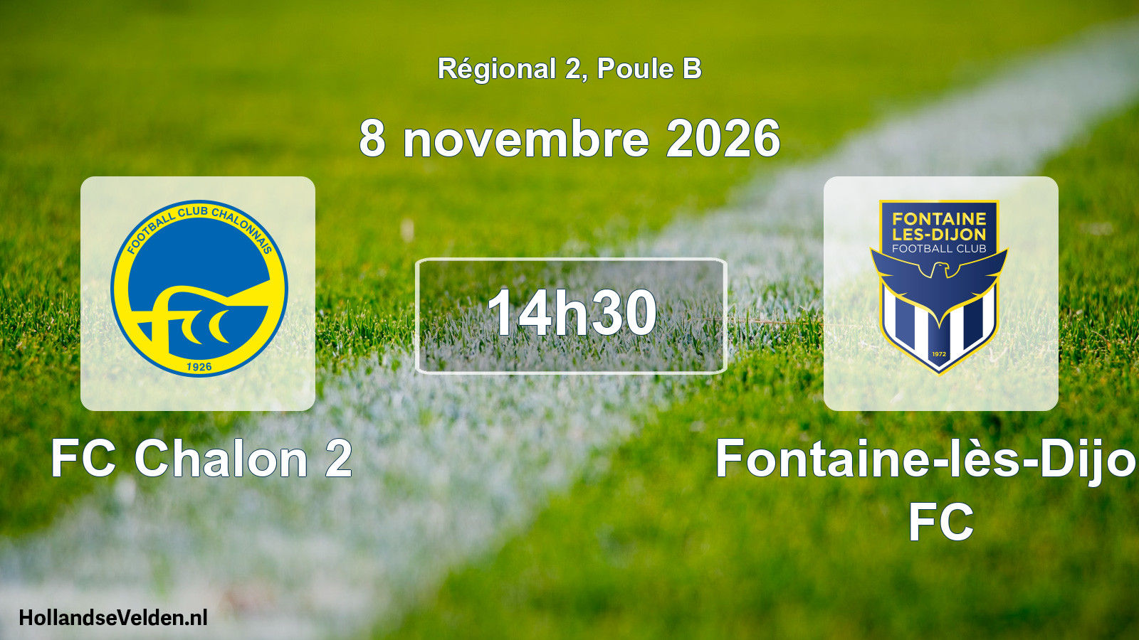 Scheduled Match: FC Chalon 2 - Fontaine-lès-Dijon FC (8 November 2026)