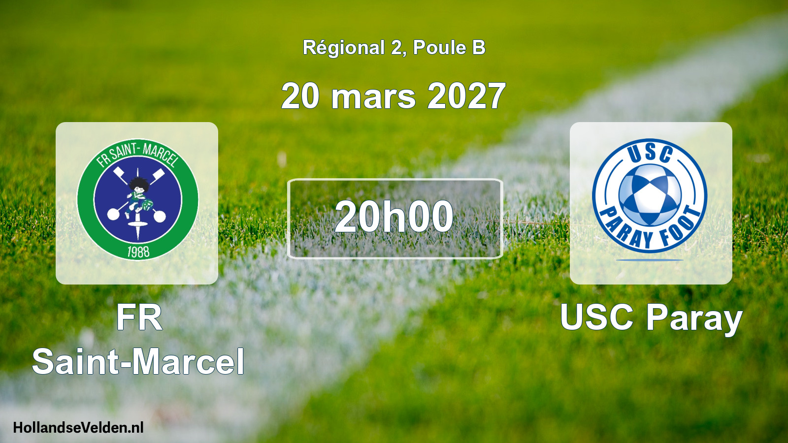 Scheduled Match: FR Saint-Marcel - USC Paray (20 March 2027)