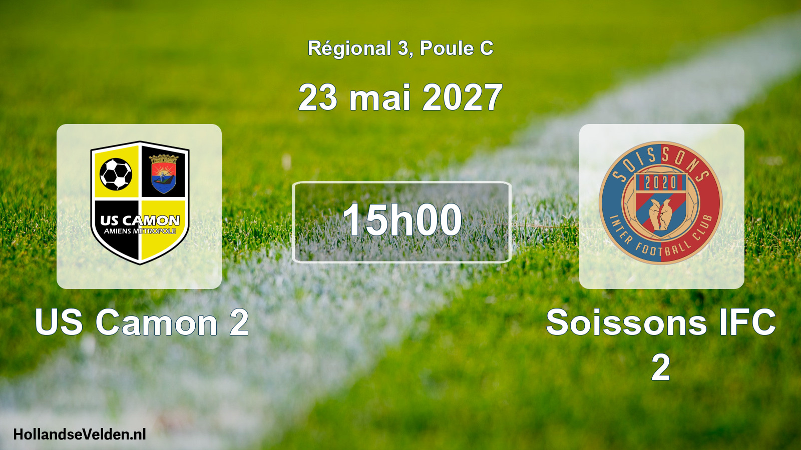 Scheduled Match: US Camon 2 - Soissons IFC 2 (23 May 2027)