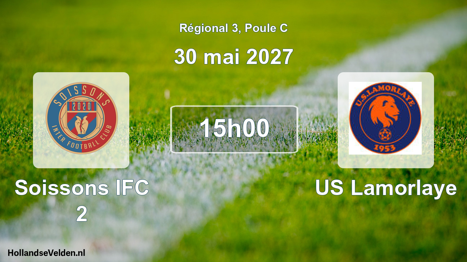 Match programmé: Soissons IFC 2 - US Lamorlaye (30 mai 2027)