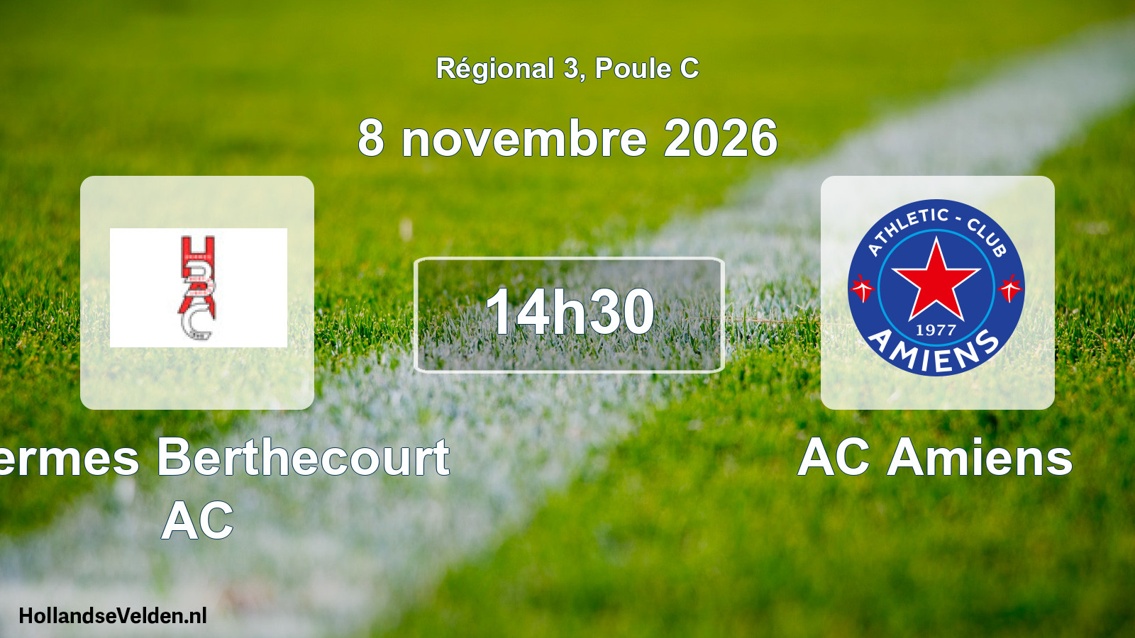 Scheduled Match: Hermes Berthecourt AC - AC Amiens (8 November 2026)