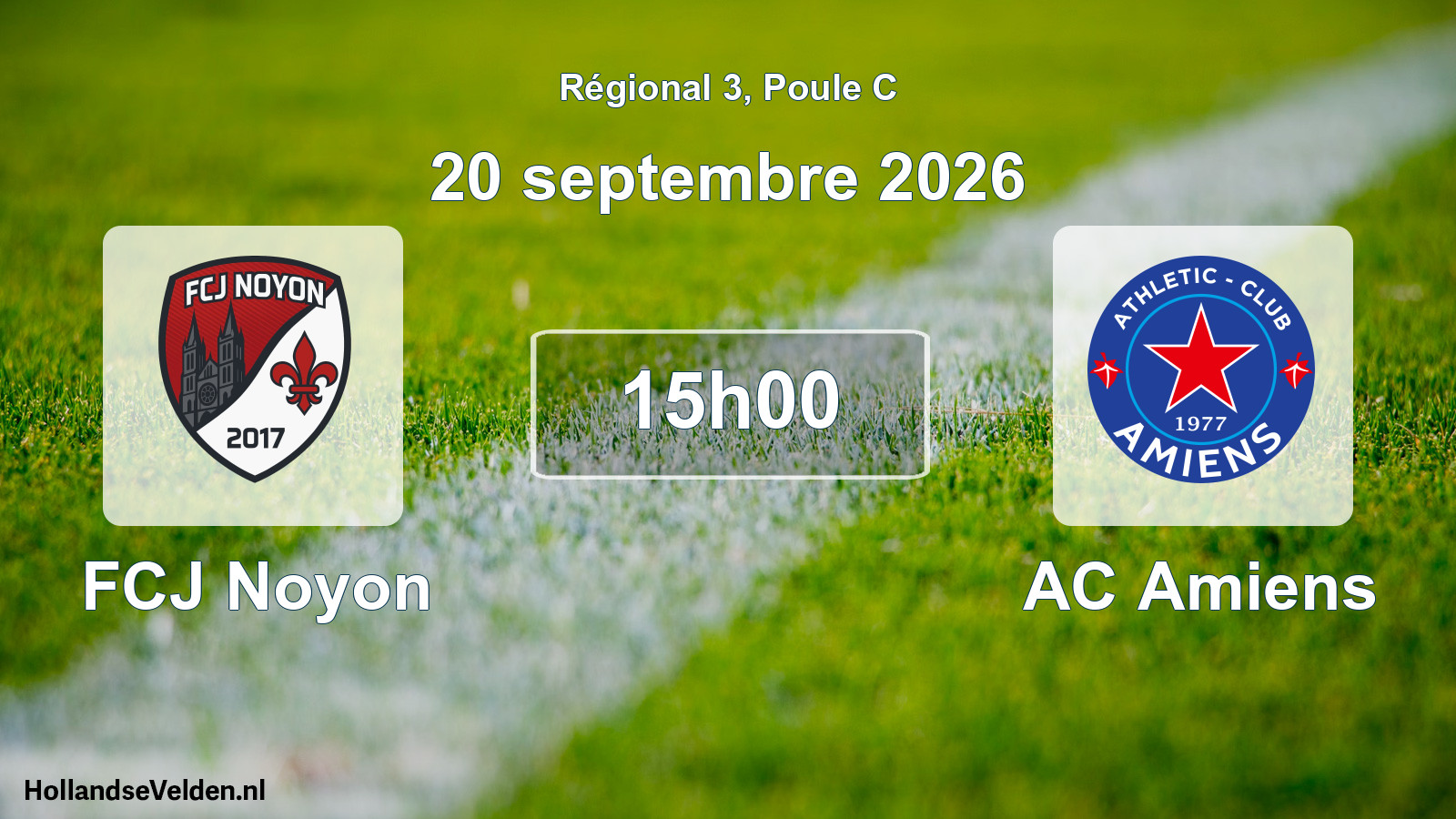 Scheduled Match: FCJ Noyon - AC Amiens (20 September 2026)