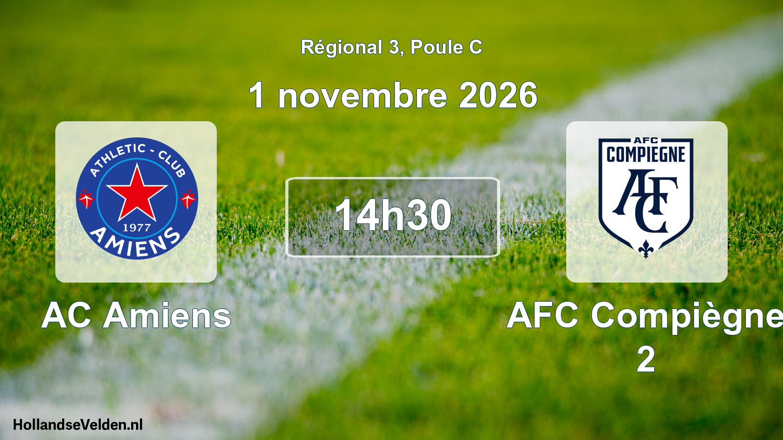Scheduled Match: AC Amiens - AFC Compiègne 2 (1 November 2026)