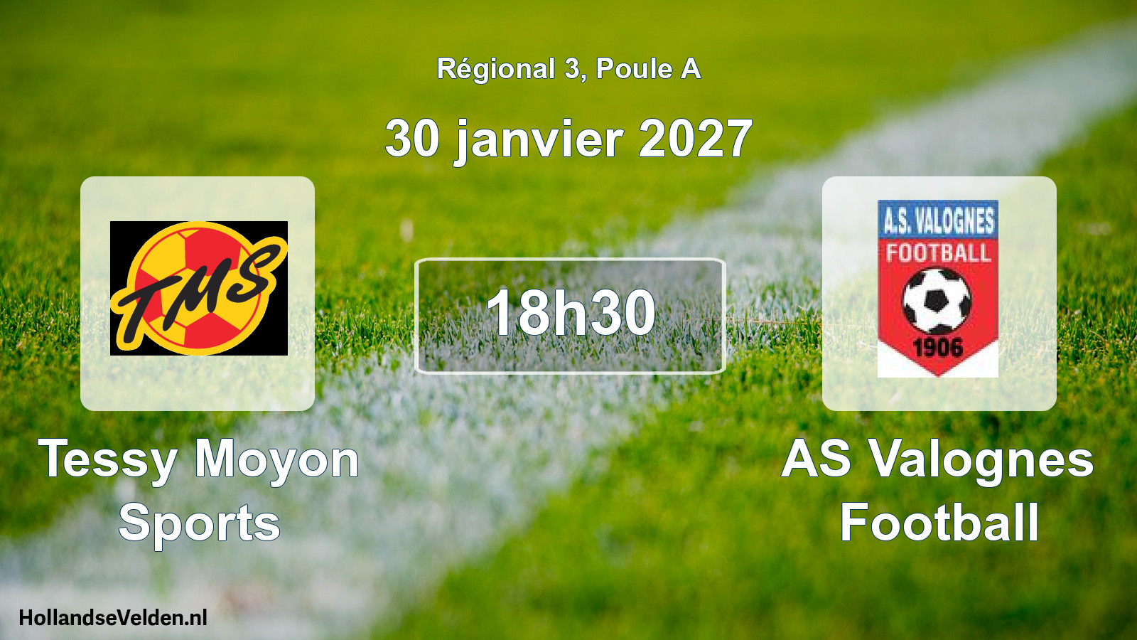 Scheduled Match: Tessy Moyon Sports - AS Valognes Football (30 January 2027)